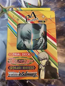 Weiss Schwarz Persona 4 Trial 50 Card Deck English Edition Preowned Complete - Image 1
