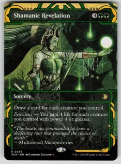 Shamanic Revelation Rare Secrets of Strixhaven: Mystical Archive 57 MTG NM 2026 - Image 1