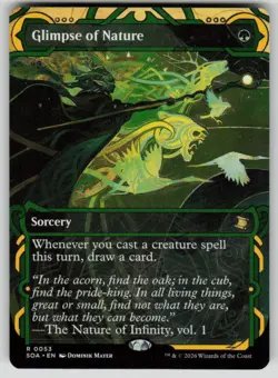 Glimpse of Nature Rare Secrets of Strixhaven: Mystical Archive 53 MTG NM 2026 - Image 1