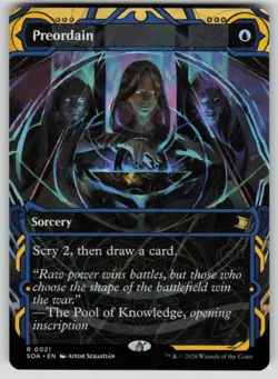 Preordain Rare Secrets of Strixhaven: Mystical Archive 21 MTG Near Mint 2026 - Image 1