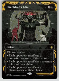Sheoldred's Edict Rare Secrets of Strixhaven: Mystical Archive 32 MTG NM 2026 - Image 1