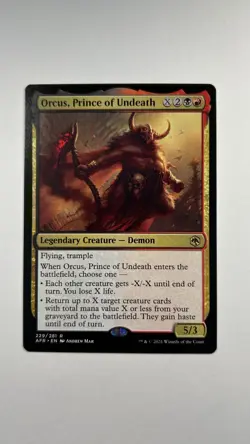 MTG Adventures in the Forgotten Realms Orcus, Prince of Undeath 229/281 - Image 1