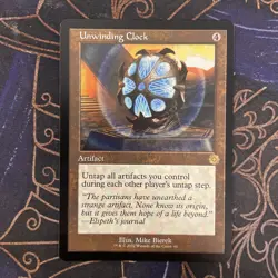 MTG Unwinding Clock (61/126) The Brothers' War Retro Artifacts LP - Image 1