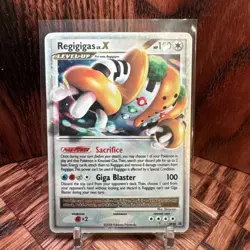 2008 Pokemon Regigigas Lv. X DP30 Black Star Promo - Image 1