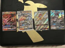 Pokemon Machamp GX Ultra Rare Holo SM Burning Shadows 64/147 250 HP - Image 1