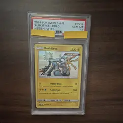 Pokemon TCG 2019 Hidden Fates Shiny Vault Xurkitree SV14/SV94 Holo PSA 10 - Image 1