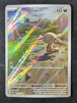 Paldean Wooper 102/094 Illustration Rare Pokemon TCG ME02 Phantasmal Flames NM - Image 1