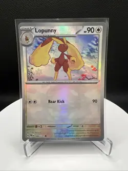 Lopunny [Master Ball] #84- Pokemon Prismatic Evolutions Reverse Holo NM - Image 1