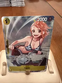 One Piece Card Adventure on Kamis Island Dash Pack Nami Foil OP15-108 - Image 1
