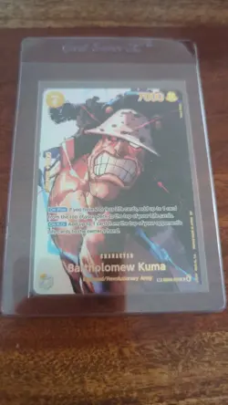 One Piece OP16 THE TIME OF BATTLE Bartholomew Kuma SP EB04-054 R English NM - Image 1