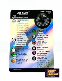 Heroclix Legacy Card Joe Fixit #L036 Avengers Fantastic Four Empyre Set - Image 1