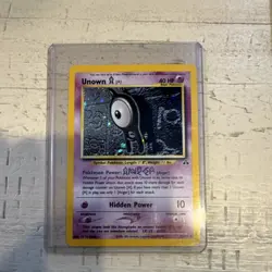 Nintendo Unown [A] 6/75 Neo Discovery Holo Rare Unlimited 40 HP Pokemon TCG - Image 1