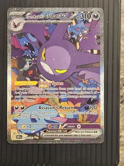 Team Rocket's Crobat ex 234/182 Holo SIR SV10: Destined Rivals Pokemon - Image 1
