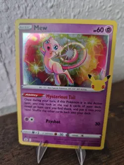 Pokemon Mew 011/025 Celebrations 25th Anniversary NM - Image 1