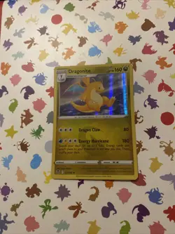 Pokemon TCG Dragonite Silver Tempest 131/195 Holo Holo Rare - Image 1
