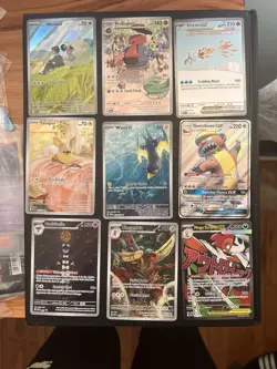 Pokemon TCG LOT OF 9, IR, SIR, FULL ART, EX,GX - Image 1