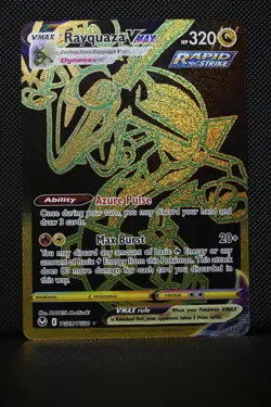 Rayquaza VMAX TG29/TG30 Secret Rare Silver Tempest Trainer Gallery Pokemon - Image 1