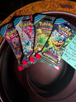 Pokemon S&V Twilight Masquerade Sleeved Booster Pack Lot of 4 - Image 2
