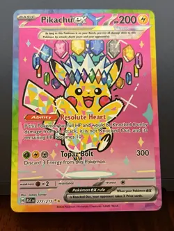 Pokemon Pikachu EX sir Ascended Heroes 277/217 - Image 1