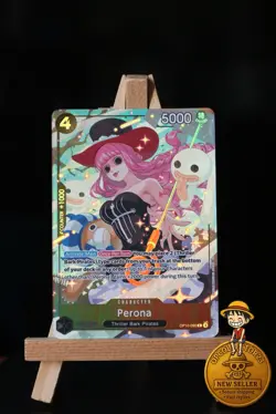 Perona Alternate Art OP10-092 NEAR MINT English Parallel AA CARD ONE PIECE TCG - Image 1