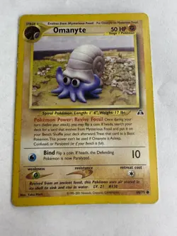 Omanyte 60/75 | Neo Discovery | Common Pokemon Card | [LP] - Image 1