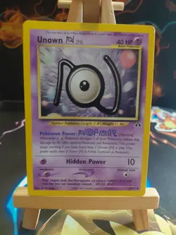 Pokemon Unown N Neo Discovery TCG Card 50/75 Regular - Image 1