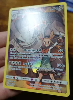 Steelix 247/236 Full Art Cosmic Eclipse Holo Secret Rare Pokemon Card LP - Image 3