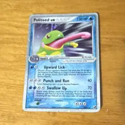 Politoed ex 91/115 - EX Unseen Forces Holo Rare EX 150 HP Pokemon Card EN - Image 1