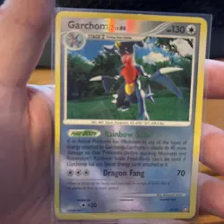 Pokemon Garchomp TCG Card 9/123 Mysterious Treasures LP Reverse Holo - Image 1