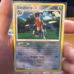 Pokemon Garchomp TCG Card 9/123 Mysterious Treasures LP Reverse Holo - Image 2