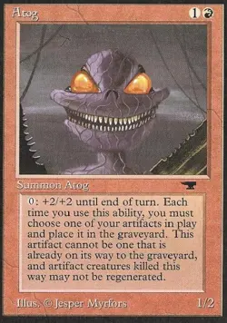 Atog - Light Play MTG Antiquities - Image 1