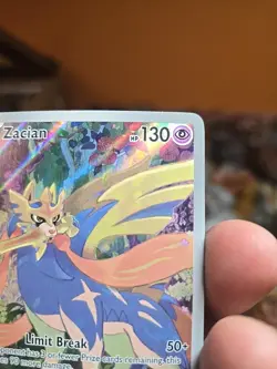 Pokemon TCG Phantasmal Flames Zacian Illustration Art Rare NM 100/094 - Image 3
