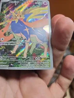 Pokemon TCG Phantasmal Flames Zacian Illustration Art Rare NM 100/094 - Image 4