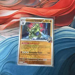TEAM ROCKET'S TYRANITAR 096/182 R DESTINED RIVALS POKEMON REVERSE HOLO NM - Image 1