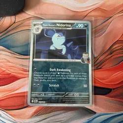 Pokemon TCG Team Rocket's Nidorina 115/182 Destined Rivals Reverse Holo NM - Image 1