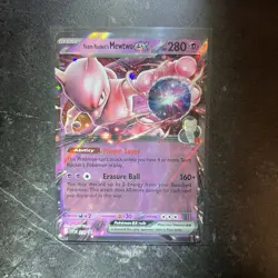 Pokemon TCG Team Rockets Mewtwo EX Double Rare Card 216 Near Mint Promo Card - Image 1