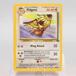 Pokemon TCG - Pidgeot 24/64 Jungle Rare WOTC - PL Crease - Image 2