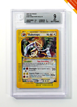 Pokemon BGS 9 Kabutops Crystal #150 Holo Skyridge 2003 Italiano - Image 1