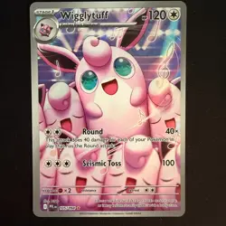 2025 Pokemon Wigglytuff ME02: Phantasmal Flames 105/94 Illustration Rare IR - Image 1
