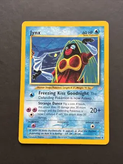 Pokemon TCG Jynx Neo Revelation 31/64 Uncommon LP - Image 1