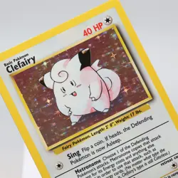 Pokemon TCG - Clefairy 5/102 Base Set Holo Rare WOTC - EXC - Image 1