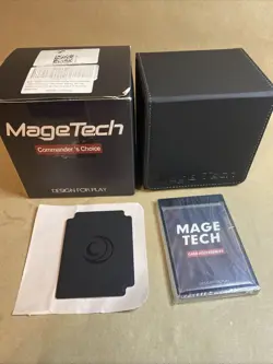 Mage Tech MTG Deck Box for Commander Card Display Fits 100 Double Sleeved Cards - Image 1