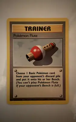 Pokemon Flute 086/102 Base Set Regular - Image 1