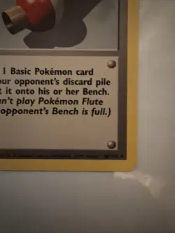 Pokemon Flute 086/102 Base Set Regular - Image 4