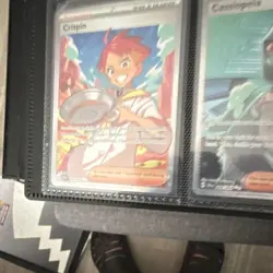 Pokemon TCG Full Art Holo Trainer/Supporter Lot Cassiopeia Crispin Briar - Image 2
