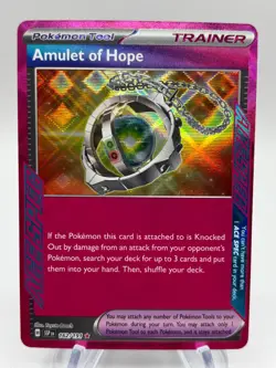 Amulet of Hope ACE SPEC Rare SV08: Surging Sparks 162/191 NM - Pokemon TCG - Image 1