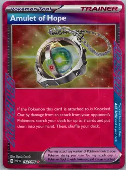 2024 Pokemon Amulet of Hope ACE SPEC Rare SV08: Surging Sparks 162/191 NM - Image 1