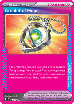 AMULET OF HOPE 162/191 ACE SPEC RARE SURGING SPARKS POKEMON NEAR MINT - Image 1