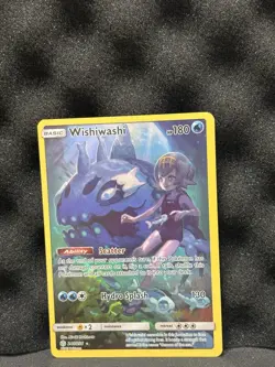 Pokemon Wishiwashi 240/236 Sm-Cosmic Eclipse Secret Rare Holo 180 HP Scatter - Image 1