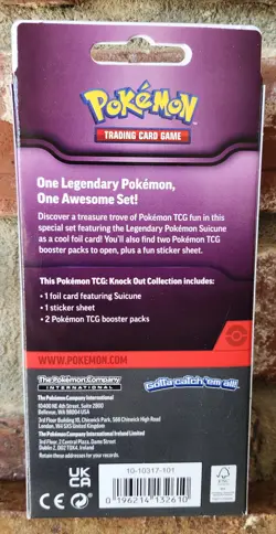Pokemon TCG | Knock Out Collection | Suicune | New 2x Packs - Factory Sealed! - Image 2